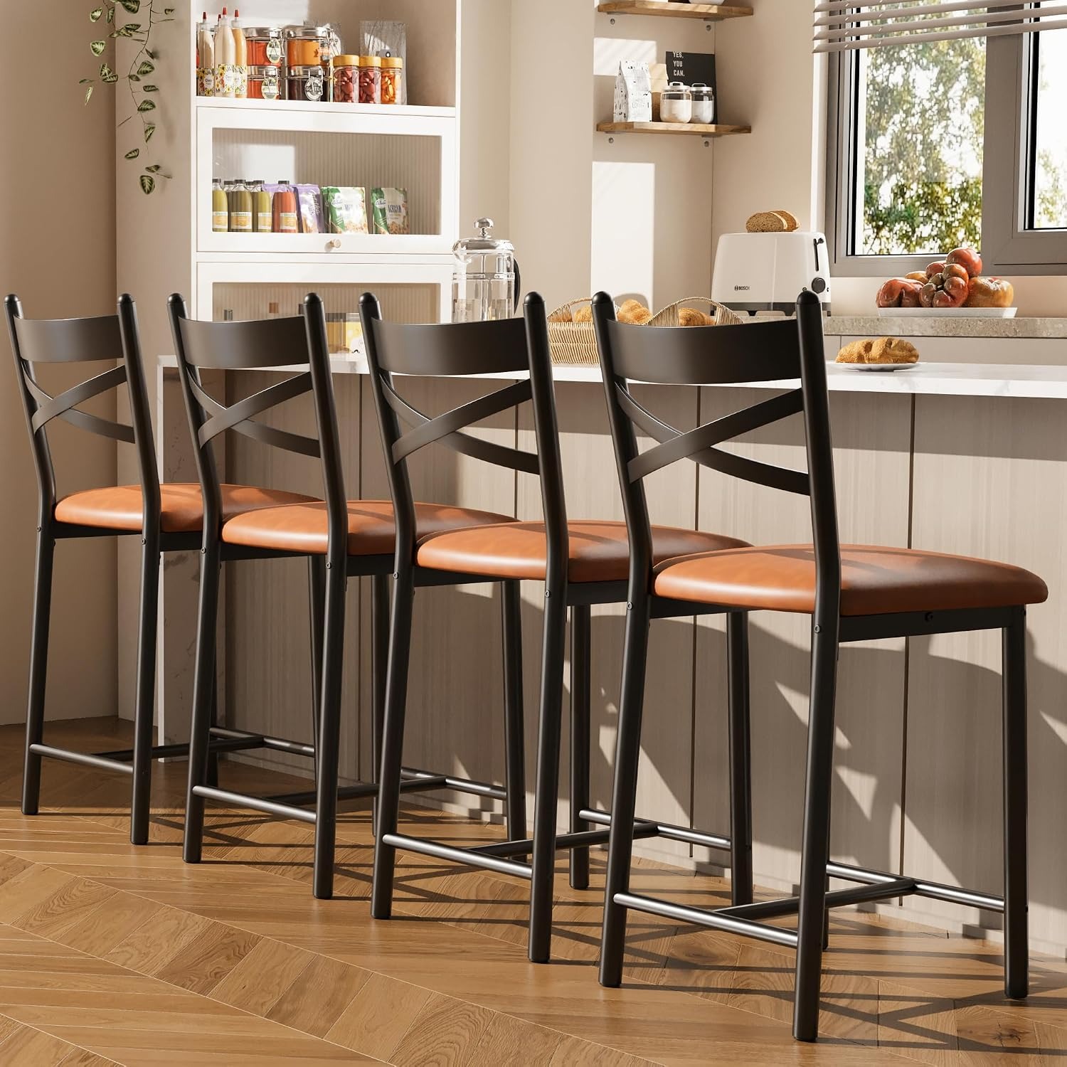 4Pcs 26 Inch Counter Height Ba - Home Bar Lounge review and price