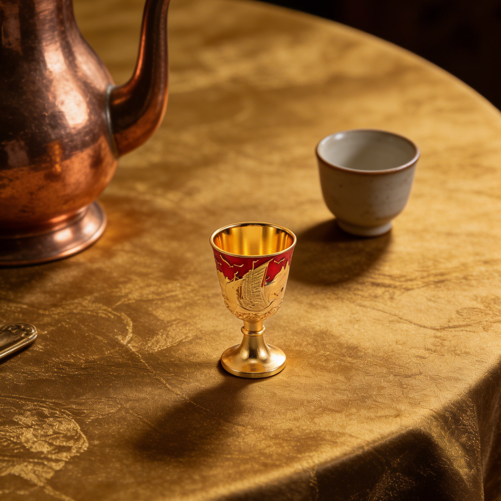 2Pcs Vintage Alloy Goblet Glas - Home Bar Set review and price