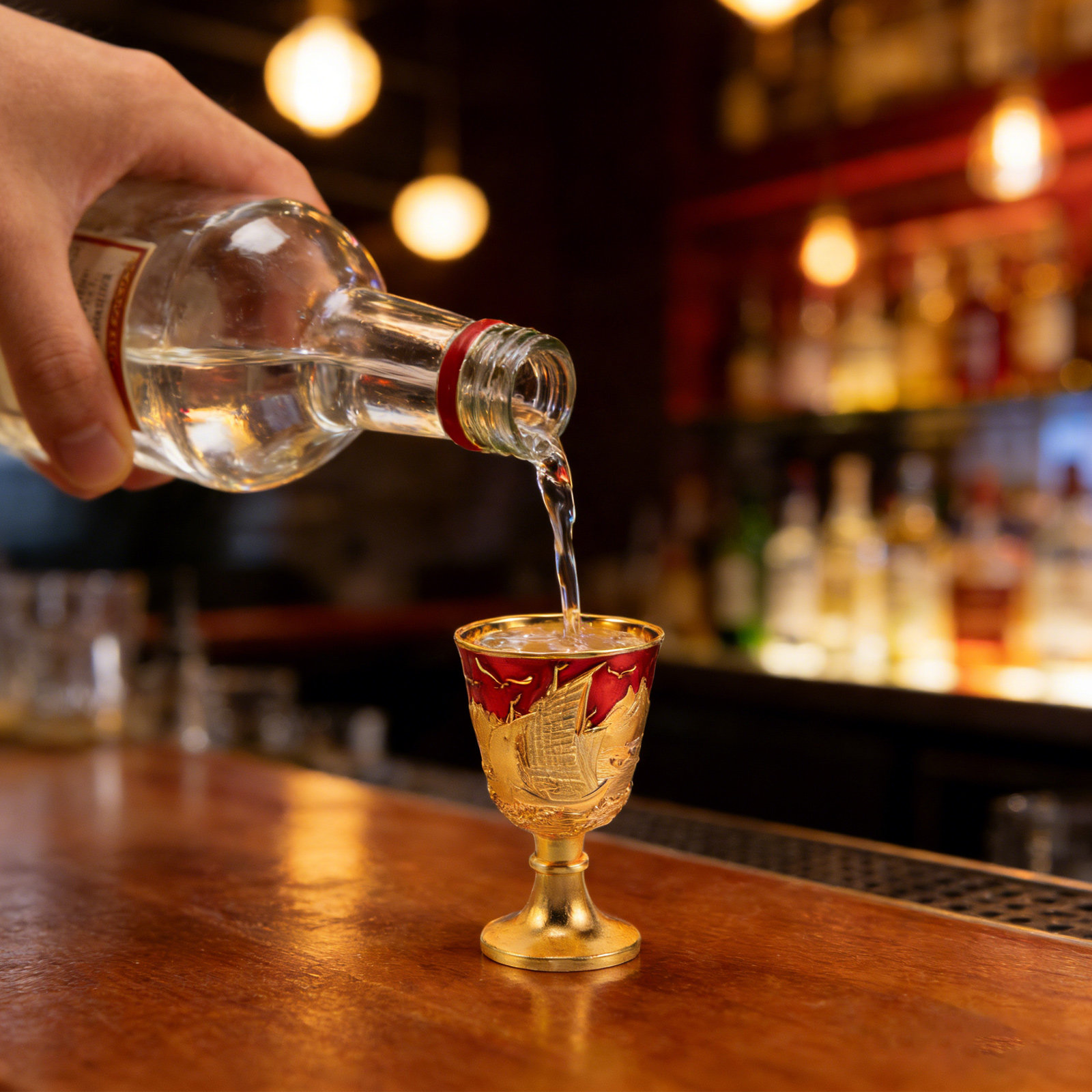 2Pcs Vintage Alloy Goblet Glas - Home Bar Set review and price