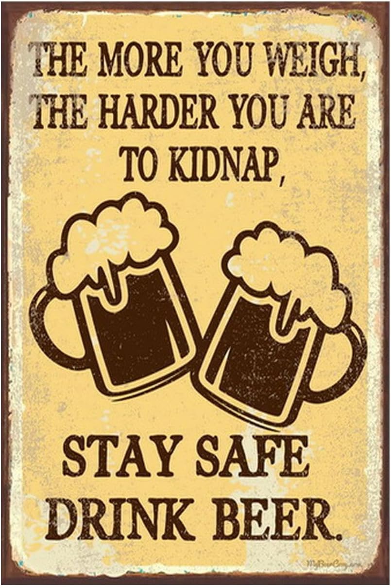 Beer-Sign Metal-Sign Wall-Art  - Home Bar Lounge review and price